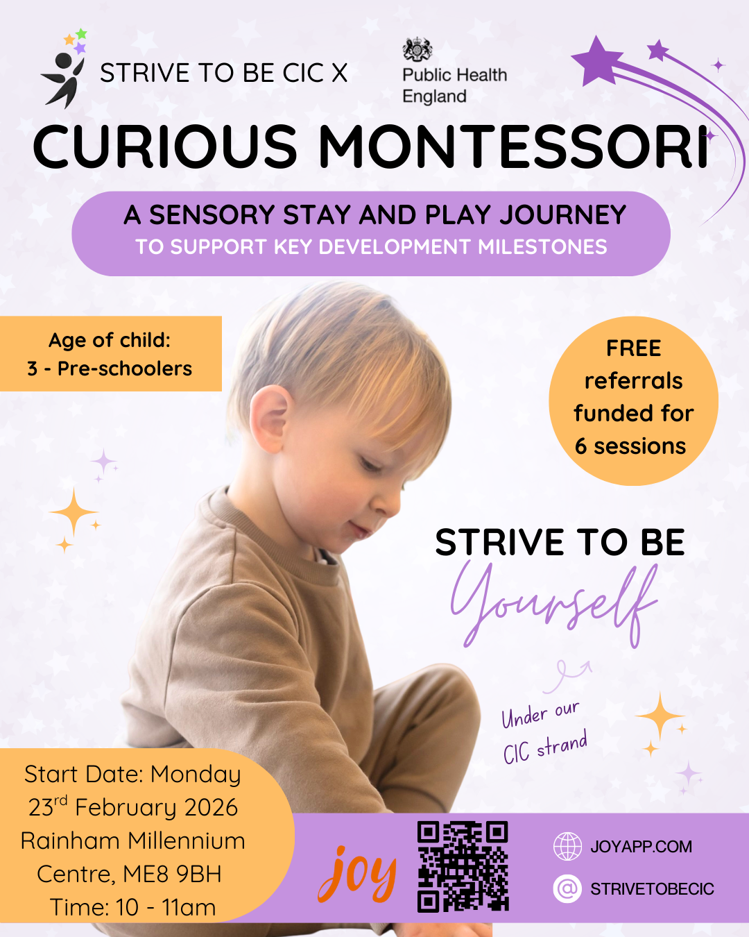 Curious Montessori promotional poster